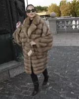 Шуба из лесной куницы 1