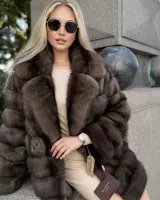 Шуба из баргузинского соболя 0