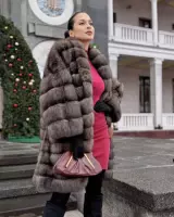 Шуба из баргузинского соболя 0