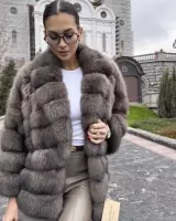 Шуба из баргузинского соболя 2