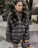 Шуба из баргузинского соболя 0
