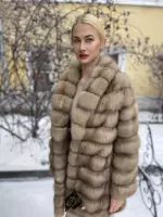 Шуба из куницы 0