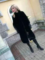 Шуба из норки Black Velvet 1
