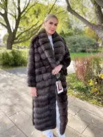 Шуба из баргузинского соболя топ лот 0