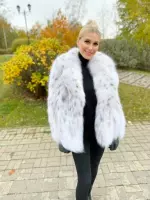 Короткая шуба из рыси 2