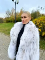 Короткая шуба из рыси 3