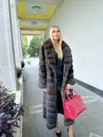 Шуба из баргузинского соболя 0