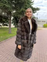 Шуба из баргузинского соболя 0