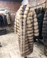 Шуба из лесной куницы 0