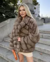 Шуба из куницы 0