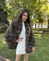 Шуба из баргузинского соболя 0