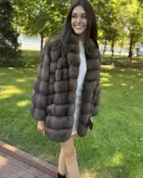 Шуба из баргузинского соболя 1