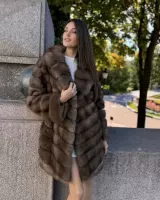 Шуба из куницы 0