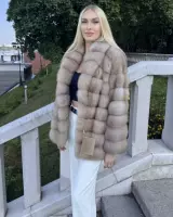 Шуба из куницы 0