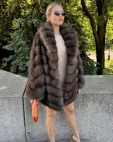 Шуба из куницы 0