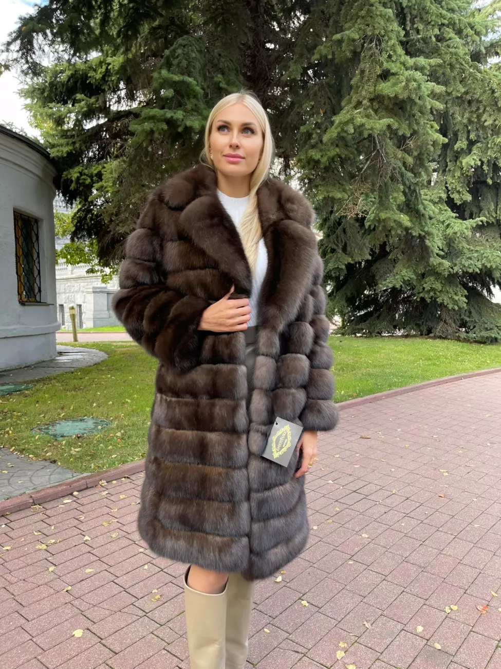 Шуба из баргузинского соболя 1