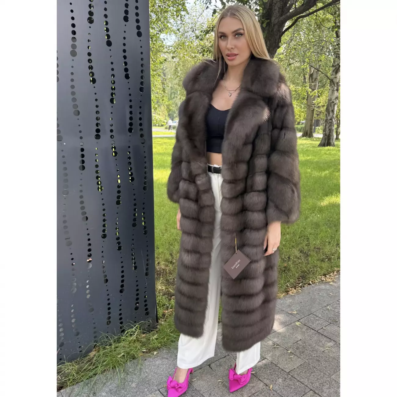Шуба из куницы 4