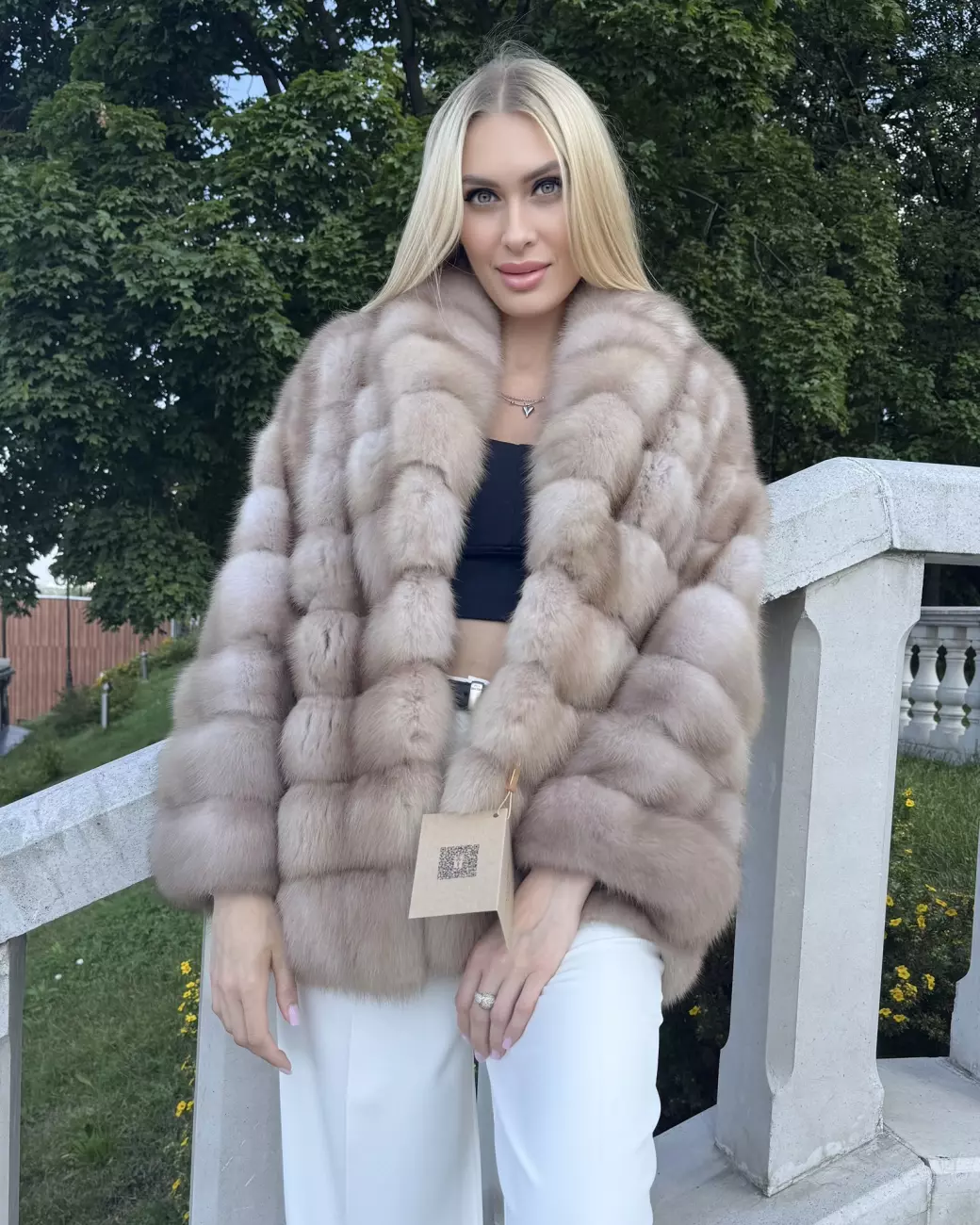 Шуба из куницы 2