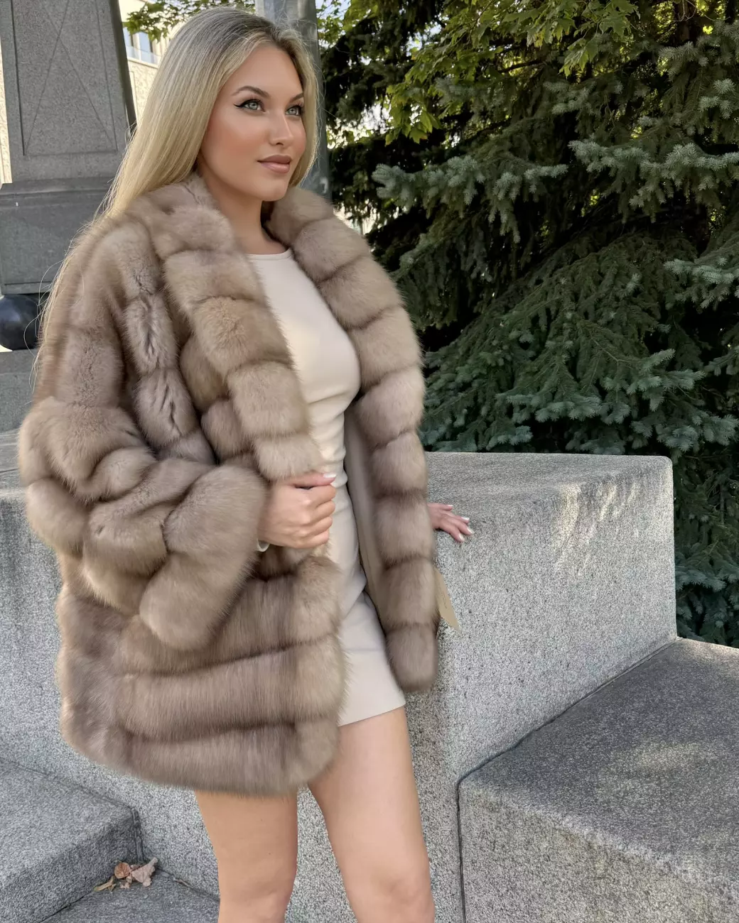 Шуба из куницы 2