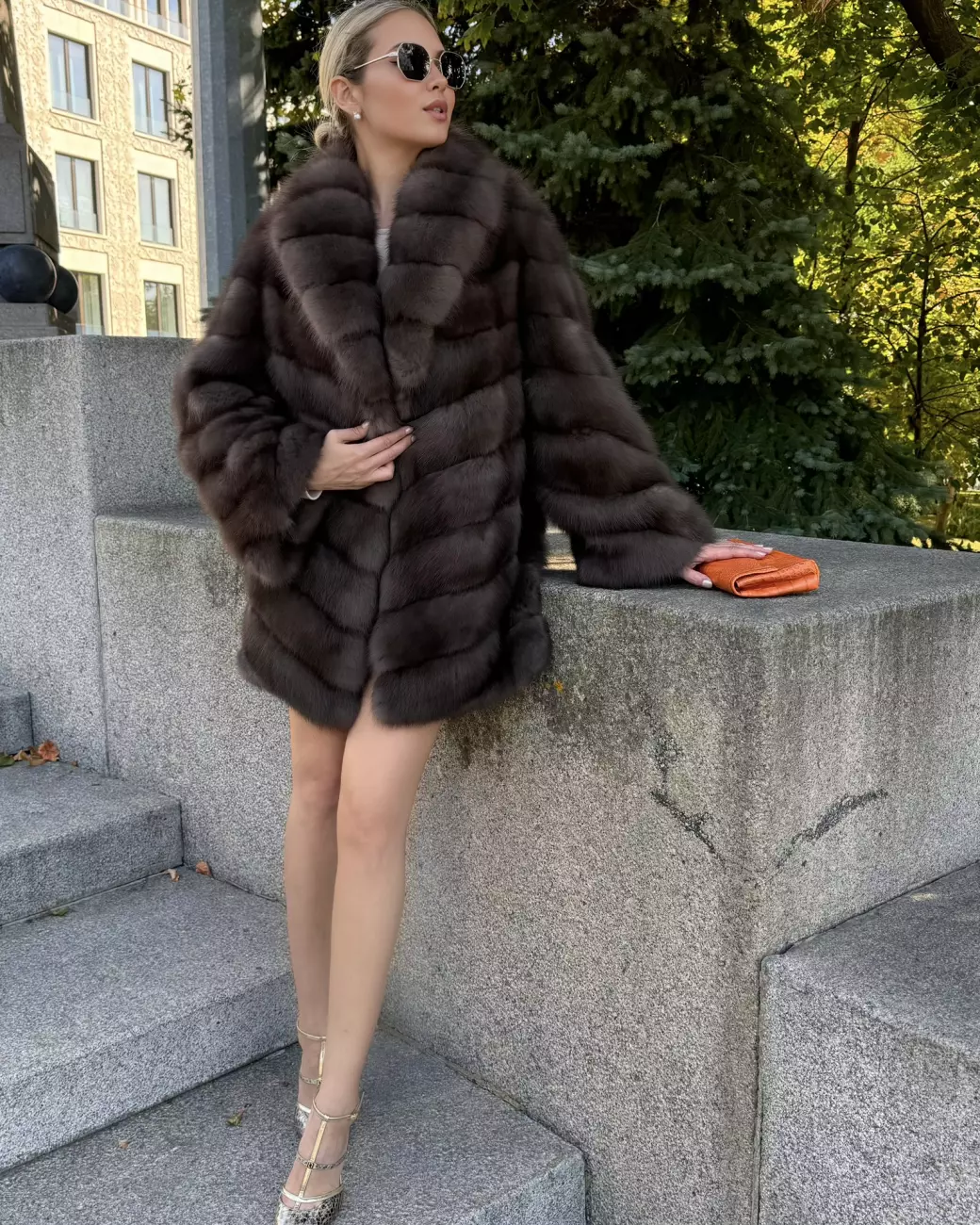 Шуба из куницы 4