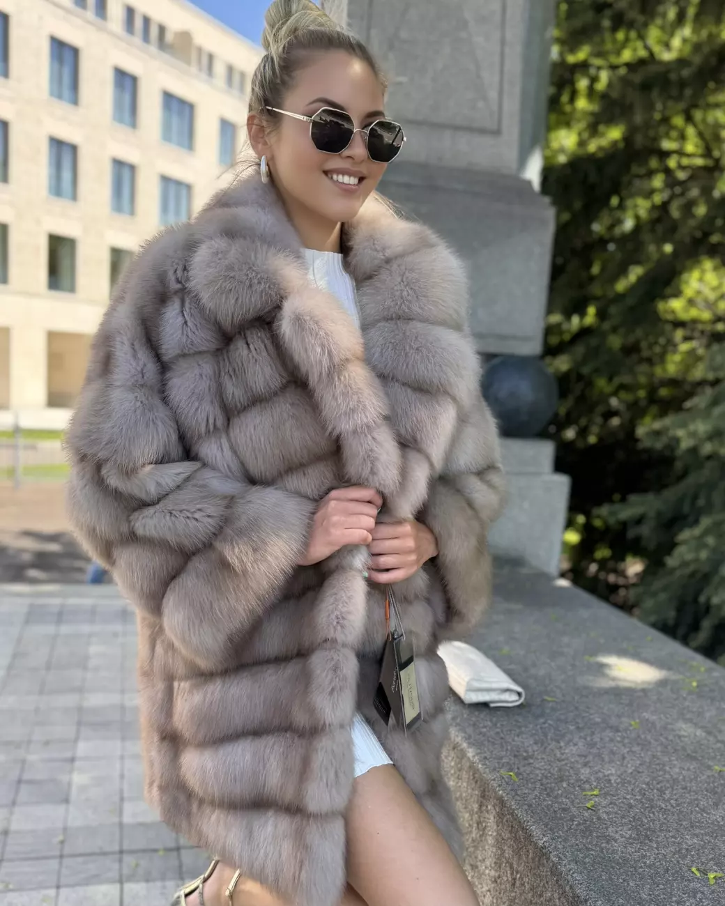 Шуба из куницы 2