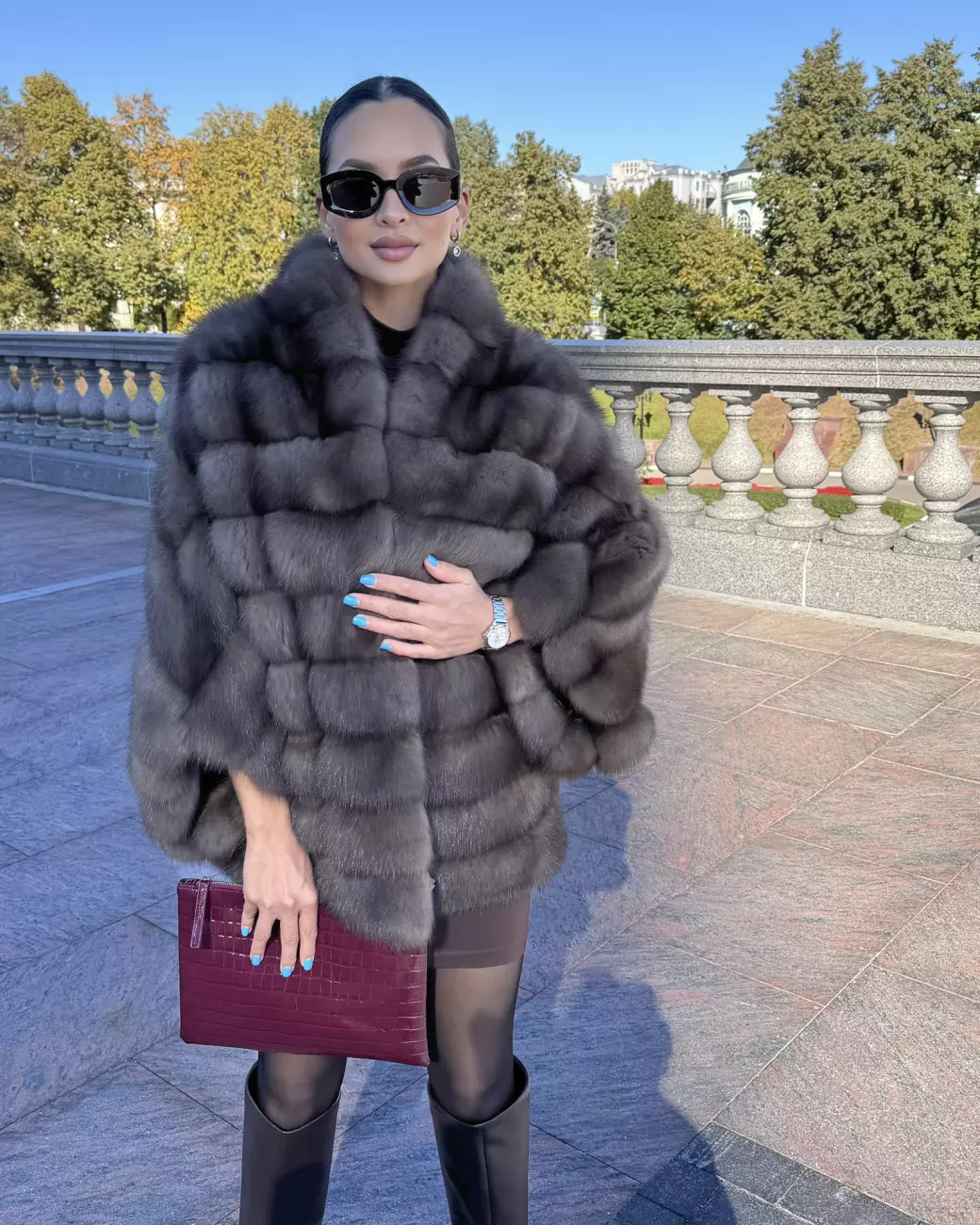 Шуба из куницы 3