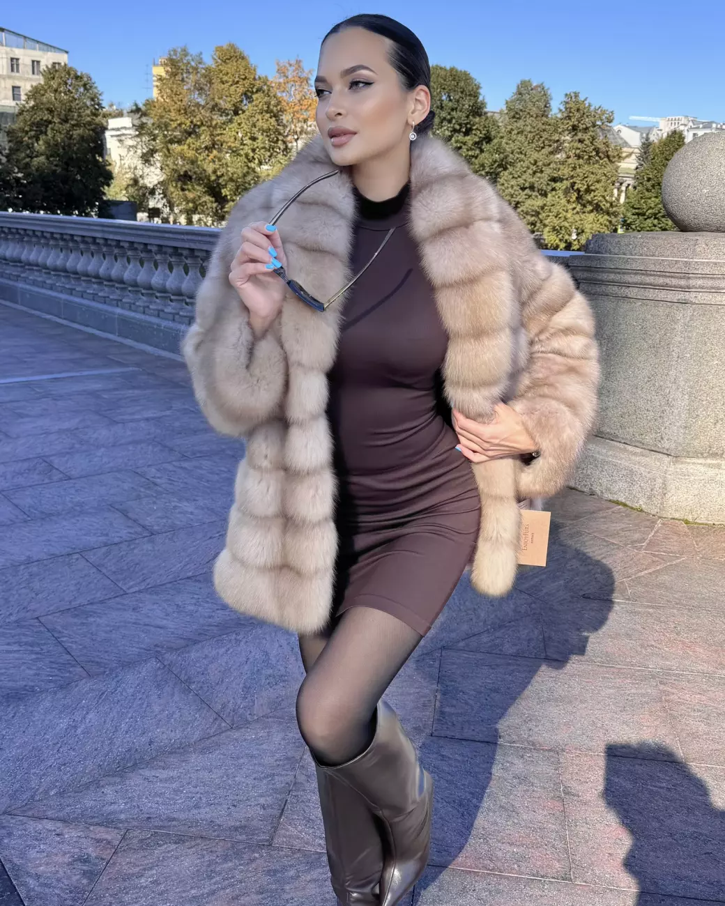 Шуба из куницы 2